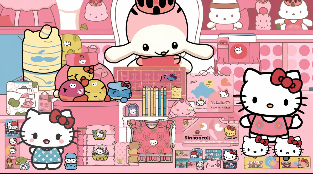 Cinnamoroll:emjaq6vqzvm= Hello Kitty