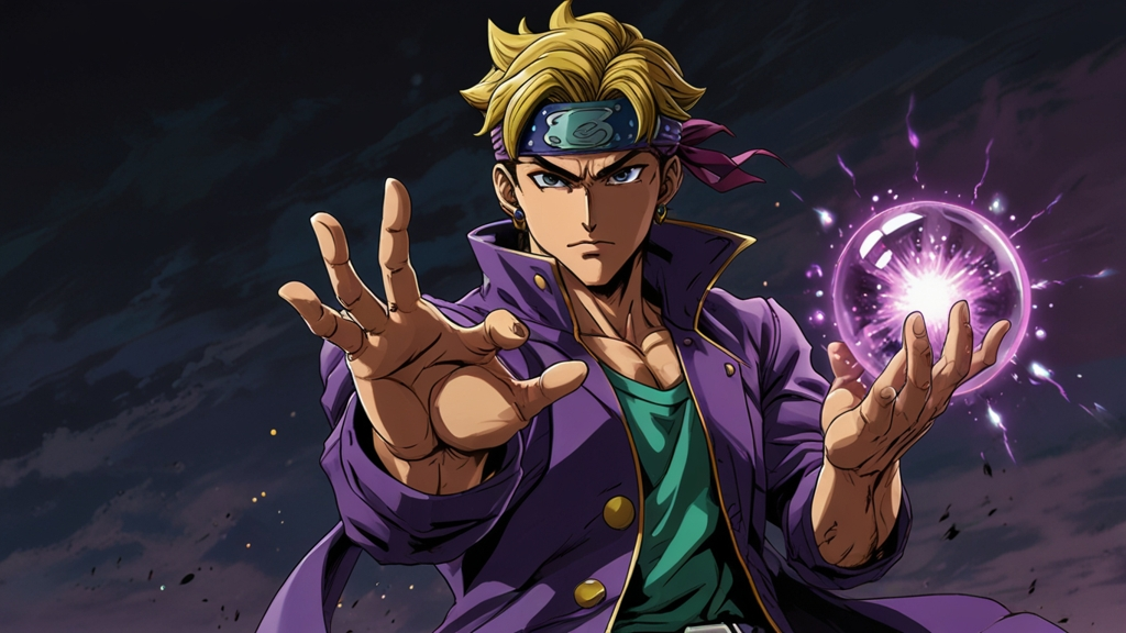 Hand JoJo Hermit Purple Hamon Bubbles Fanart