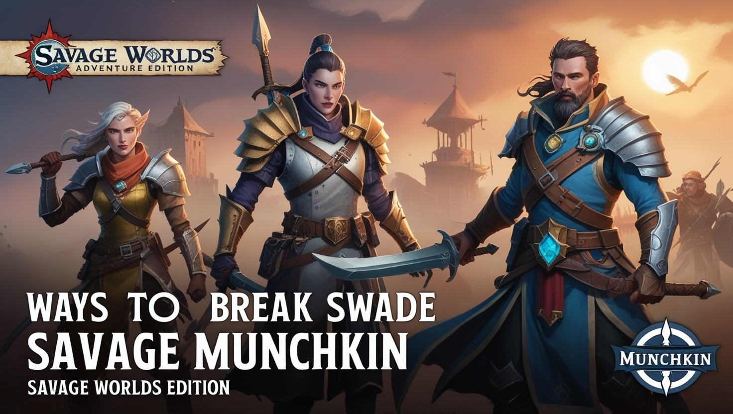 Ways to Break Swade Savage Worlds Munchkin